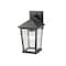 Z-Lite Beacon 1 Light Outdoor Wall Sconce, Black & Clear Beveled 568S-BK - alternate 2
